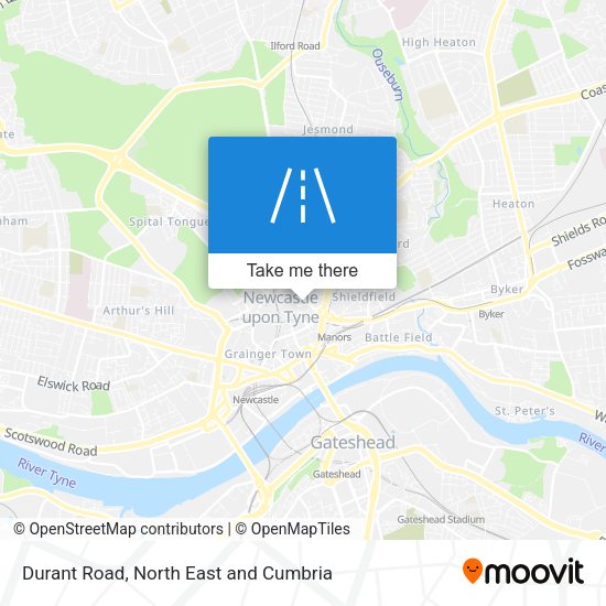 Durant Road map