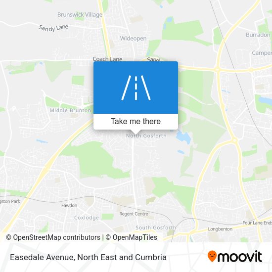 Easedale Avenue map