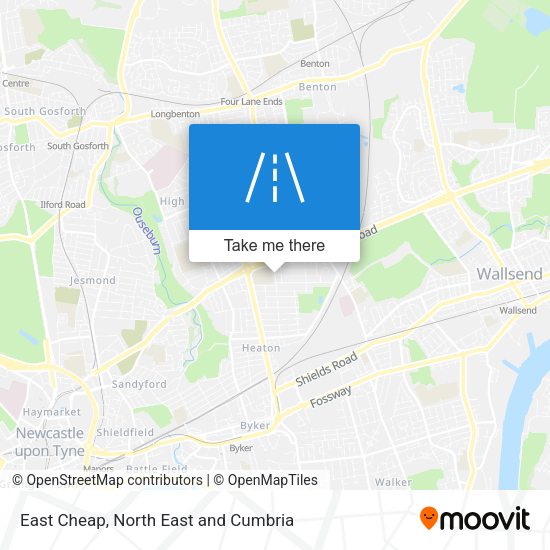 East Cheap map