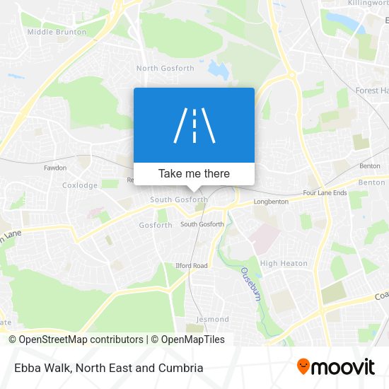 Ebba Walk map
