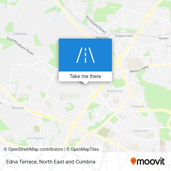 Edna Terrace map