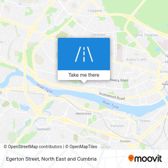 Egerton Street map