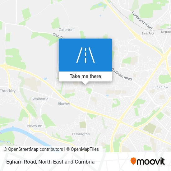 Egham Road map