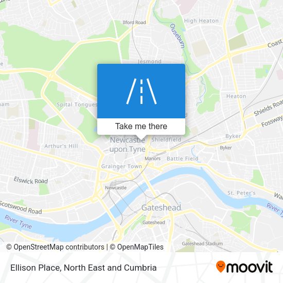 Ellison Place map