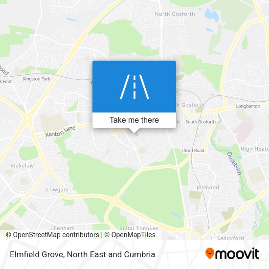 Elmfield Grove map