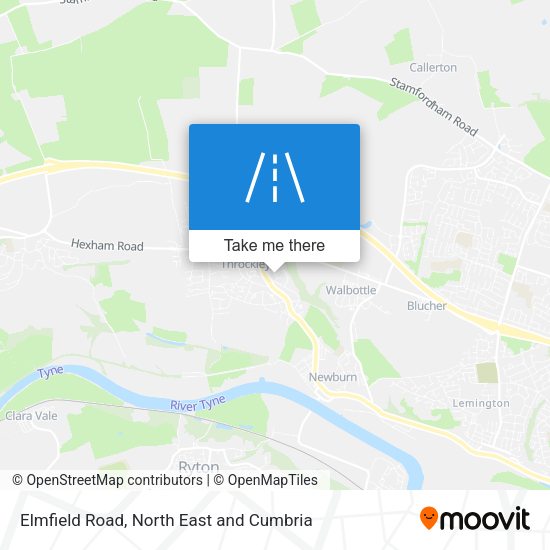 Elmfield Road map
