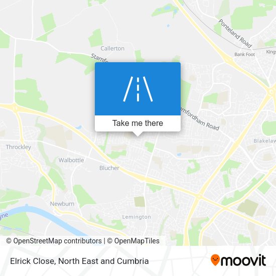 Elrick Close map