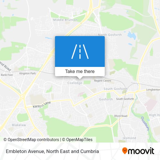 Embleton Avenue map