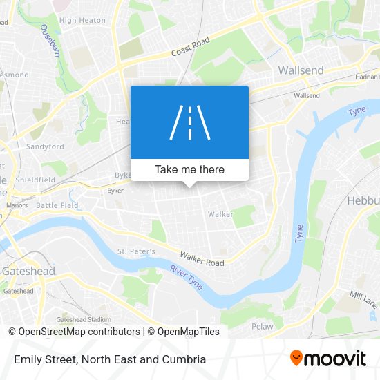 Emily Street map