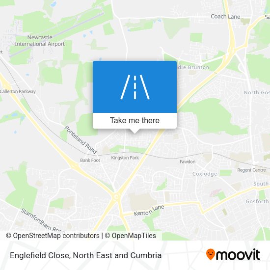 Englefield Close map