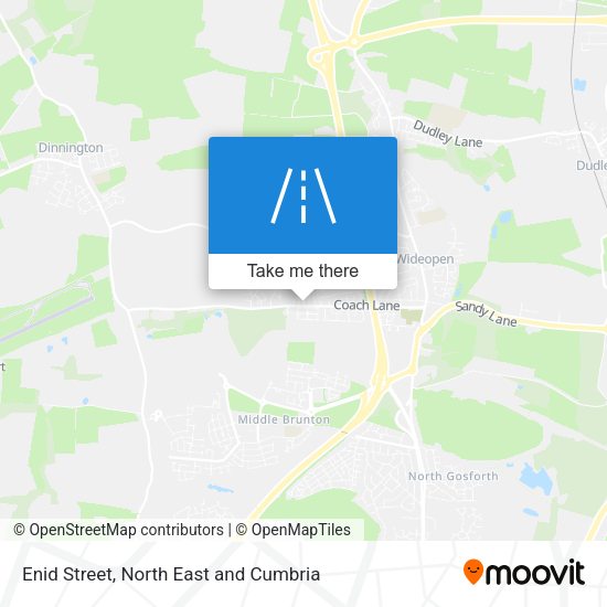 Enid Street map