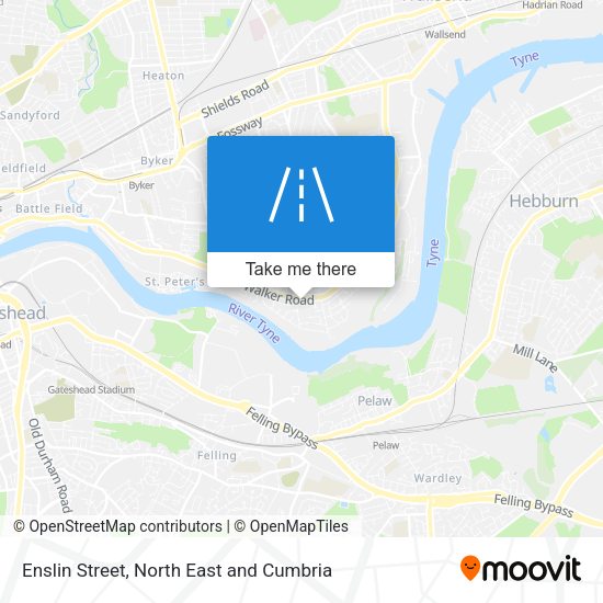 Enslin Street map