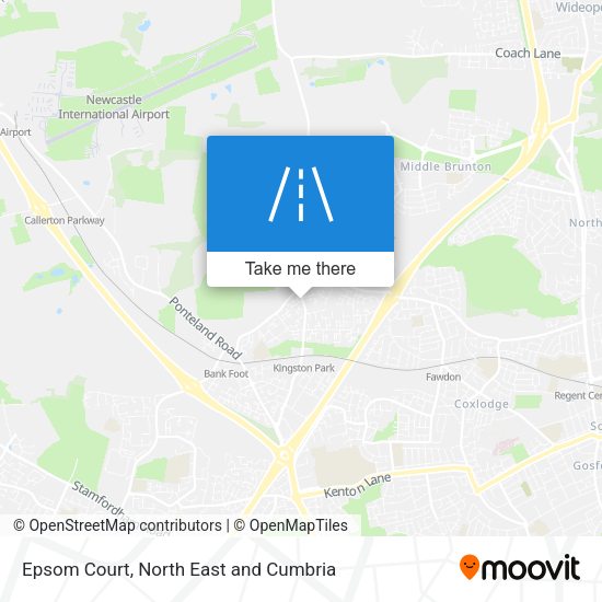 Epsom Court map