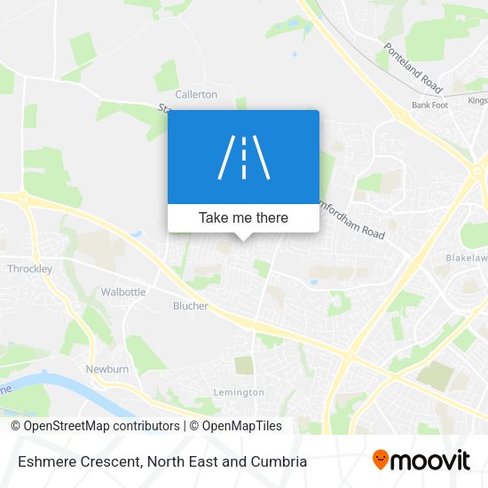 Eshmere Crescent map