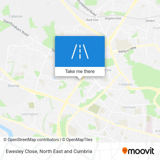 Ewesley Close map
