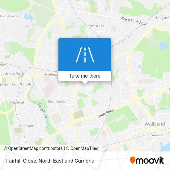 Fairhill Close map
