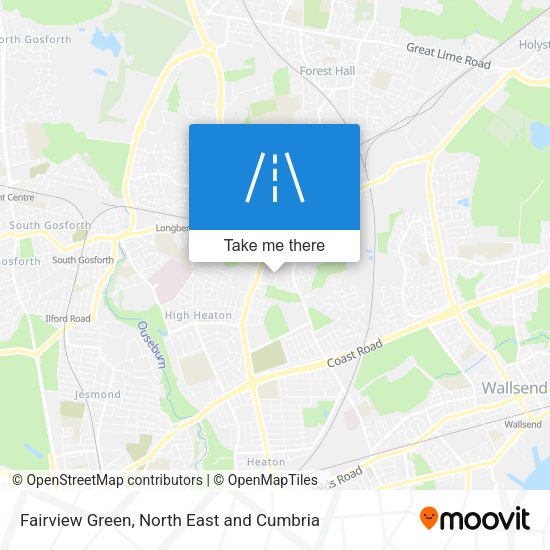 Fairview Green map