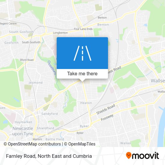 Farnley Road map