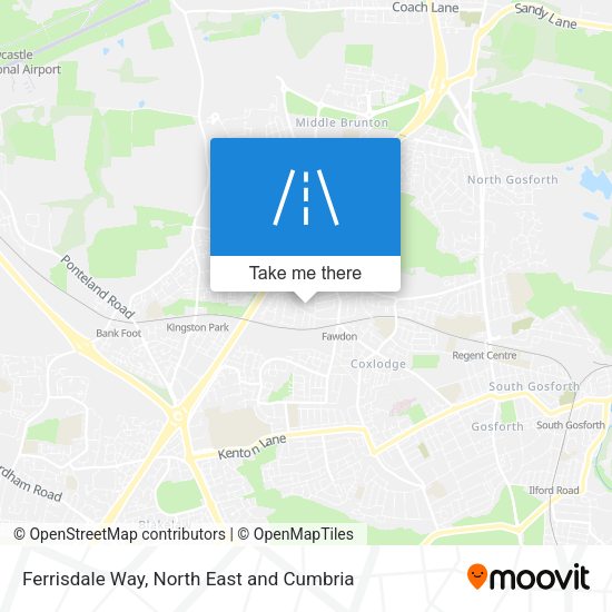 Ferrisdale Way map