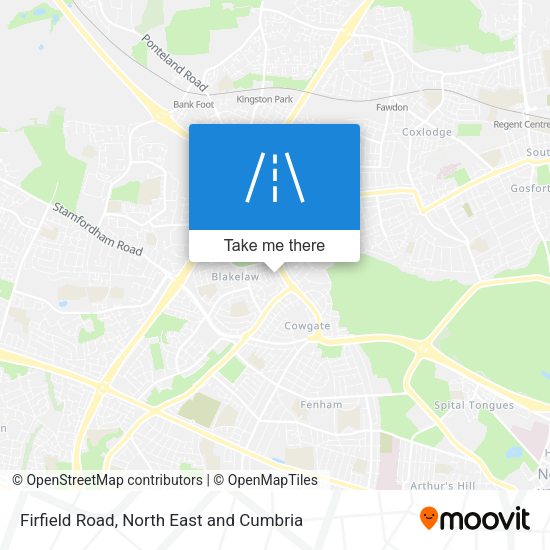 Firfield Road map