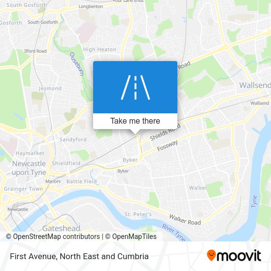First Avenue map