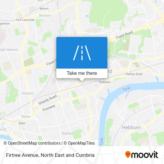 Firtree Avenue map
