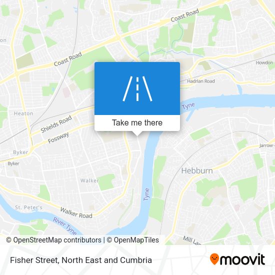 Fisher Street map