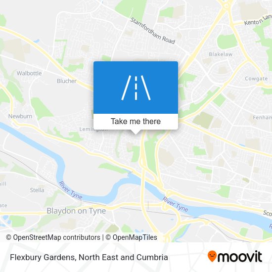 Flexbury Gardens map