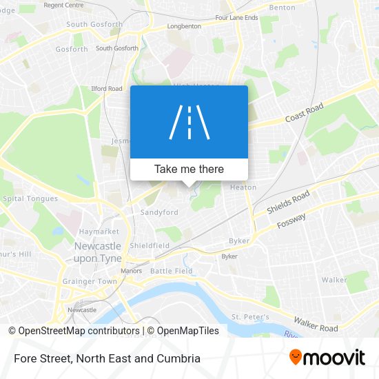 Fore Street map