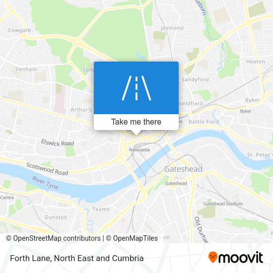 Forth Lane map