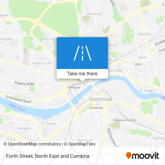 Forth Street map