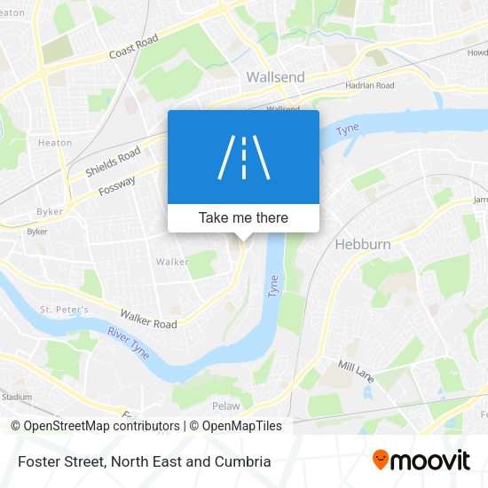 Foster Street map