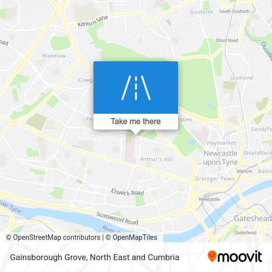 Gainsborough Grove map