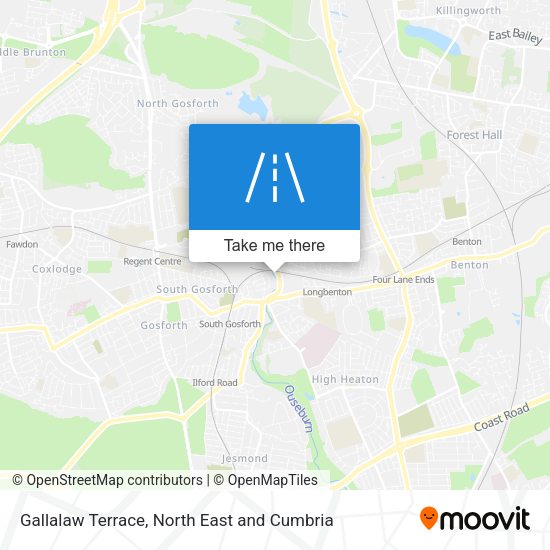Gallalaw Terrace map