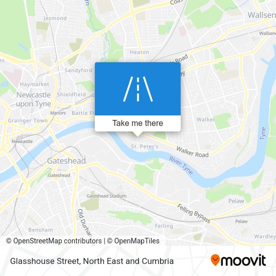 Glasshouse Street map