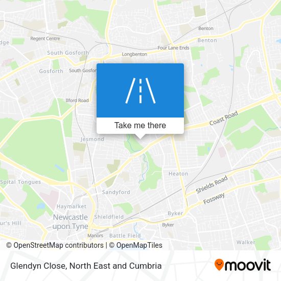 Glendyn Close map