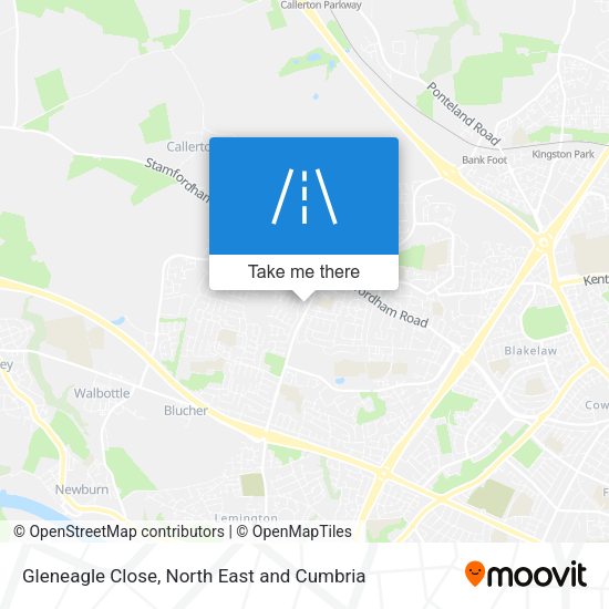 Gleneagle Close map