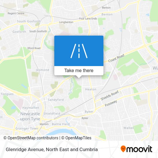 Glenridge Avenue map