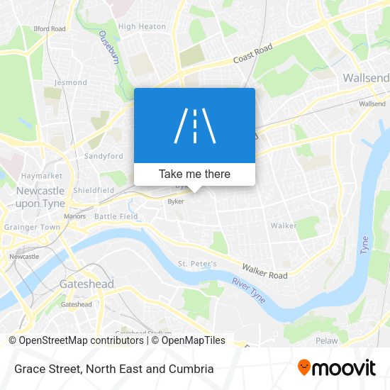 Grace Street map