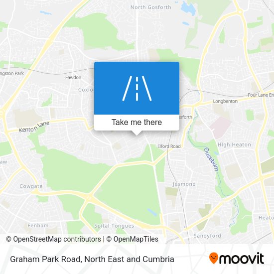 Graham Park Road map