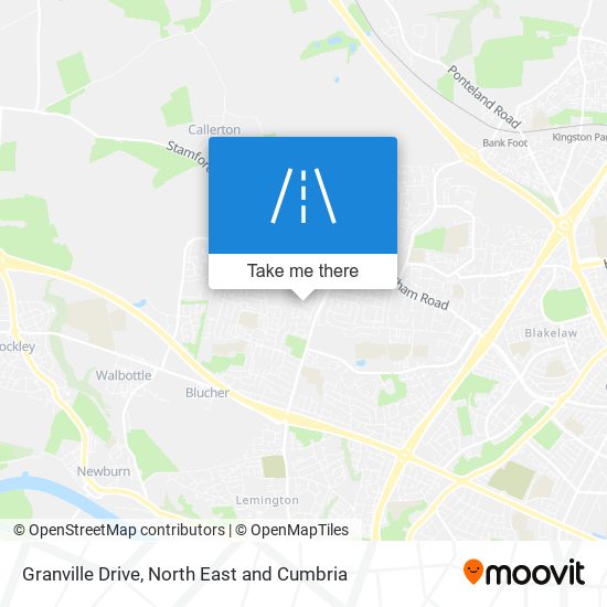 Granville Drive map