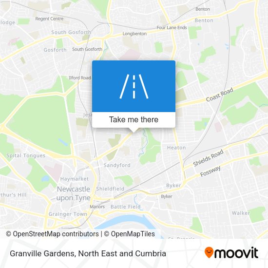 Granville Gardens map