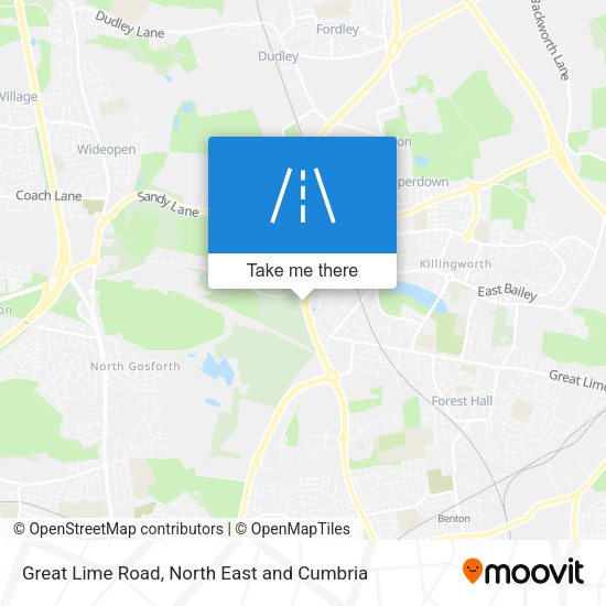Great Lime Road map