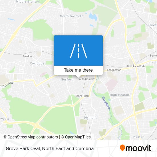 Grove Park Oval map