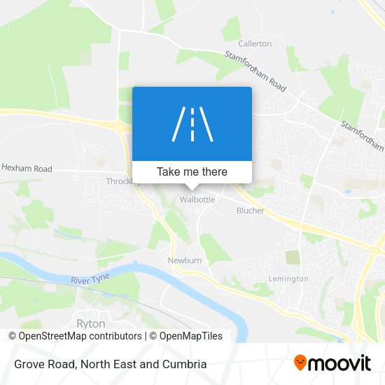 Grove Road map