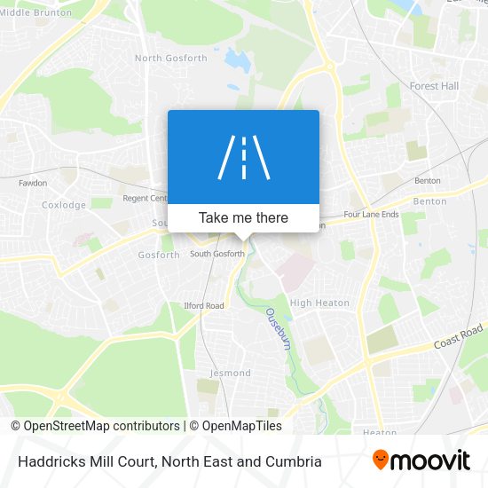 Haddricks Mill Court map