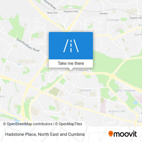 Hadstone Place map