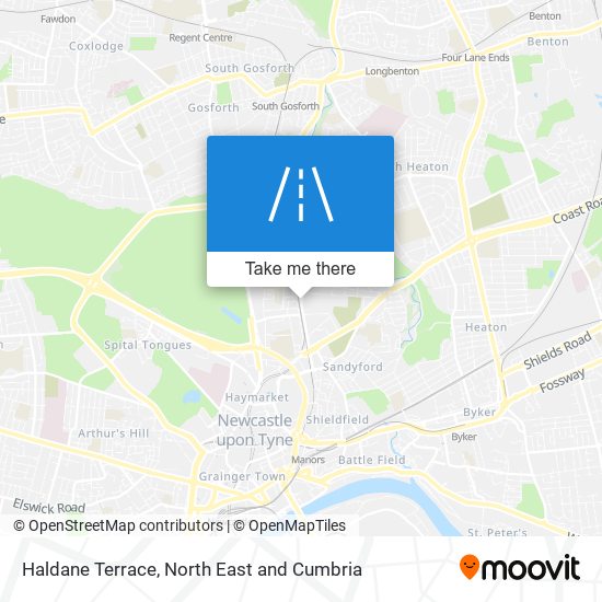 Haldane Terrace map