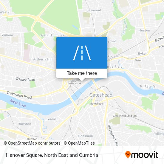 Hanover Square map
