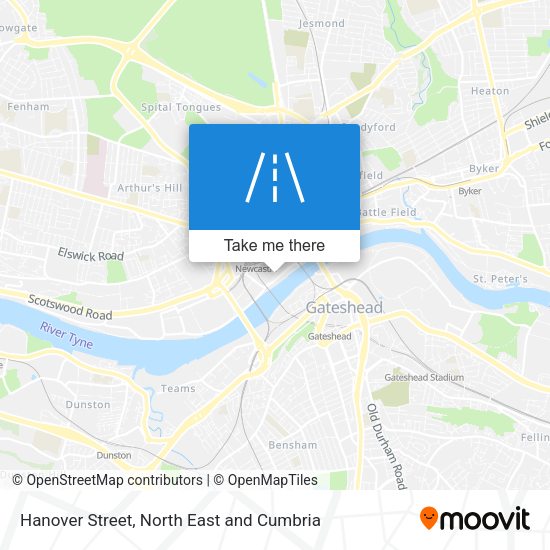 Hanover Street map